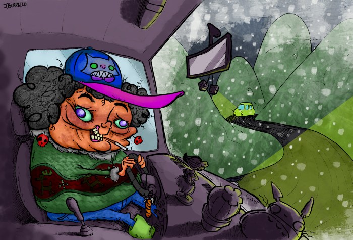 "THE KOOKY AJUMMA": For an article in the January 2014 issue of 10 Magazine