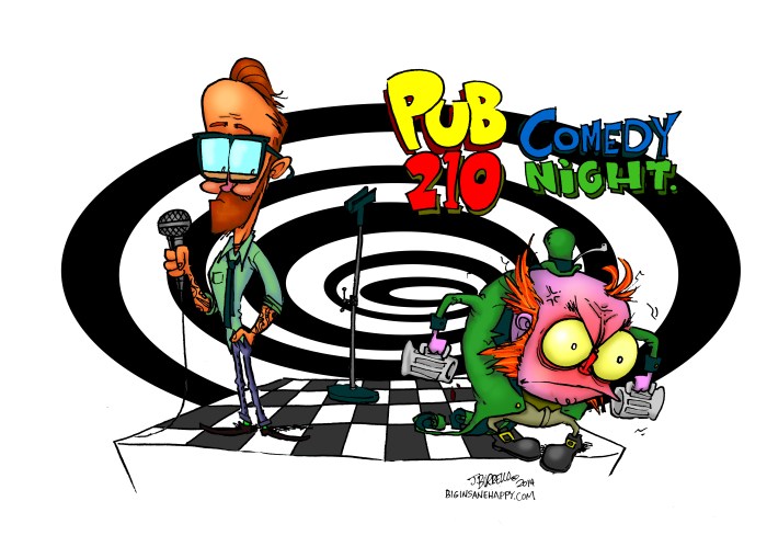 Aaaaand for the St. Patrick's Day comedy event.