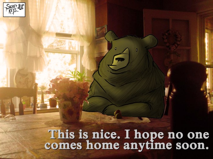 Goldilocks Complex: it can happen to bears too.